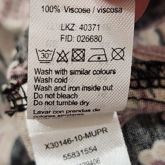 Lascana Paisley Midi Dress, Black/Tan, Women's 10 NWOT - Picture 7 of 8